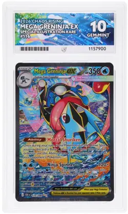 Pokemon TCG Mega Greninja 116/086 ACE 10 PERFECT SUBS ✅ - Image 3