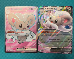 Cinccino EX 105/86 & Cinccino EX 73/86 Chaos Rising IR & EX NM Pokemon TCG - Image 1
