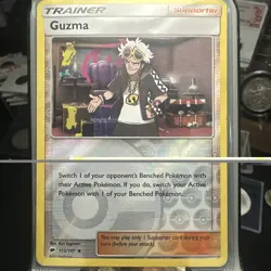 Guzma 115/147 Sm-Burning Shadows Reverse Holo Pokemon - Image 1