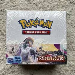 Pokemon TCG: Paldea Evolved Booster Box Sealed Scarlet & Violet Brand New 36 - Image 1