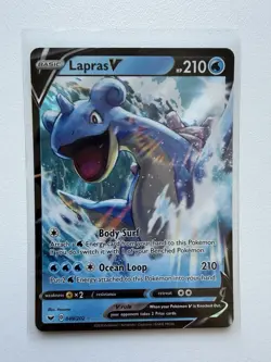 Lapras V - 049/202 - SWSH01: Sword & Shield Base Set - Ultra Rare Pokemon - NM - Image 1