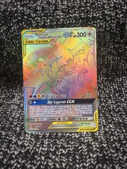 Pokemon Moltres & Zapdos & Articuno GX TAG TEAM Secret Rare Holo 69/68 - Image 1