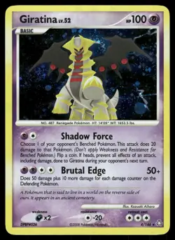 Giratina 4/146 Holo Rare Legends Awakened Pokemon Holo Moderately Played - Image 1