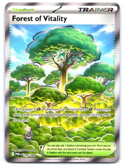Forest of Vitality 109/088 Ultra Rare Perfect Order Pokemon Holo Near Mint - Image 1