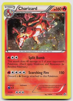 Charizard 019/113 Miscellaneous Cards & Products Holo Pokemon LP - Image 1