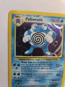 Poliwrath Base Set Pokemon Card Base WOTC - Image 3