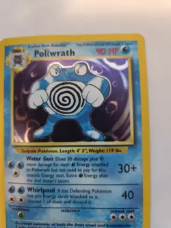 Poliwrath Base Set Pokemon Card Base WOTC - Image 4