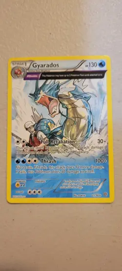 Gyarados (21/98) Holo Rare card from the 2015 Pokemon XY - Ancient Origins set. - Image 2