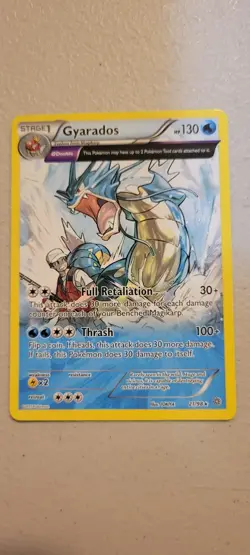 Gyarados (21/98) Holo Rare card from the 2015 Pokemon XY - Ancient Origins set. - Image 3