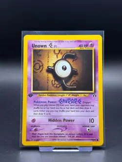 Unown E 67/75 Neo Discovery 1st Edition MP Pokemon Card TCG Common Vintage WOTC - Image 1