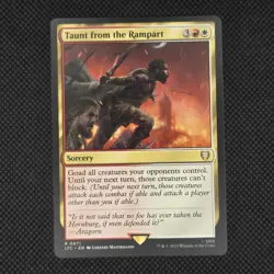 Taunt from the Rampart 71 Commander The Lord of the Rings Magic The Gathering NM - Image 1