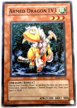 YuGiOh! - Armed Dragon LV3 - DP2-EN010 - Unlimited - Common - Image 1