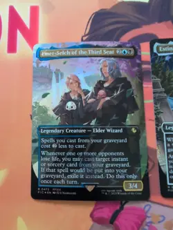 Magic Final Fantasy Chocobo Track Foil - Emet-Selch, Estinien + Lands & Matoya - Image 3