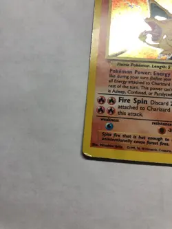Charizard 4/102 Base Set Unlimited 1999 Holo Rare WOTC Pokemon LP/MP - Image 4