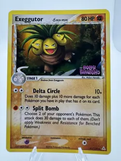 Pokemon TCG Exeggutor Reverse Holo EX Holon Phantoms 41/110 CLEAN NM - Image 1