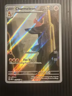 Pokemon TCG Charmeleon 169/165 Scarlet & Violet 151 Illustration Rare - Image 1