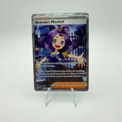 Acerola's Mischief 165/132 Ultra Rare Mega Evolution Pokemon Near Mint - Image 1