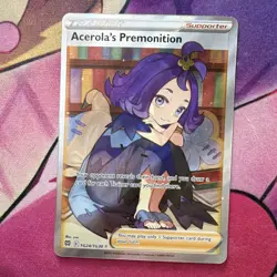 Pokemon TCG Acerola's Premonition TG24/TG30 Brilliant Stars TG Holo EN - Image 1