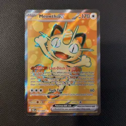 Pokemon TCG Perfect Order Meowth EX 107/088 Full Art - Image 1
