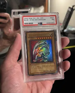 Yu-Gi-Oh! Starter Deck Kaiba Blue-Eyes White Dragon SDK-001 PSA 7 - Image 1