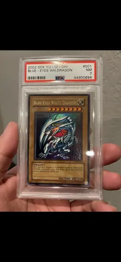 Yu-Gi-Oh! Starter Deck Kaiba Blue-Eyes White Dragon SDK-001 PSA 7 - Image 3