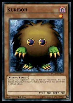 Kuriboh (A) 1st Edition King of Games: Yugi's Legendary Decks #YGLD-ENA22 - Image 1