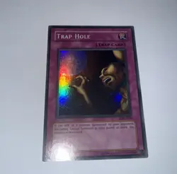 Yugioh Trap Hole LOB-E046 Super Rare Unl (NM) - Image 5