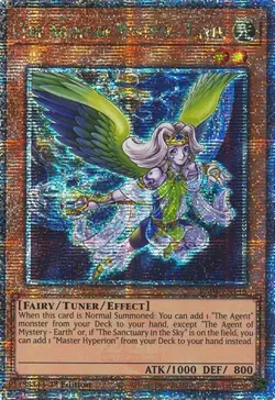 Yugioh! The Agent of Mystery - Earth - RA04-EN146 - Quarter Century Secret Rare - Image 1