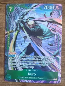 One Piece TCG Kuro OP15-025 Rare ALT ART Adventure on Kami's Island English - Image 1