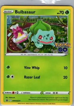 Bulbasaur SWSH231 Holo SWSH: Sword & Shield Promo Cards - Pokemon Card - NM - Image 1