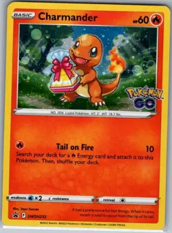 Charmander SWSH232 SWSH: Sword & Shield Promo Cards - Pokemon Card - NM - Image 1