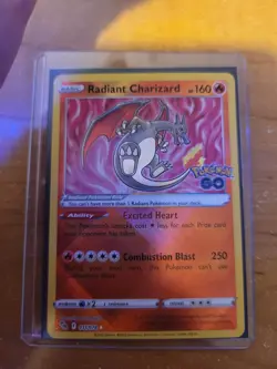 Radiant Charizard Venusaur Blastoise Set Pokemon GO Card - Image 5