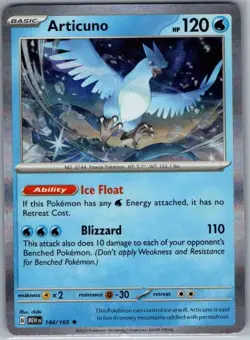 Articuno 144/165 Holo SV: Scarlet & Violet 151 - Pokemon Card - NM - Image 1