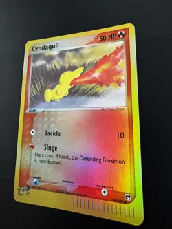 Pokemon Cyndaquil Sandstorm 59/100 Common Reverse Holo 2002 TCG Card LP - Image 2