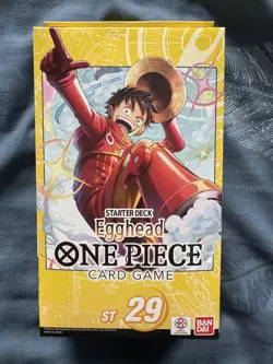 ONE PIECE CARD GAME EGGHEAD STARTER DECK ST-29 ENGLISH BRAND NEW SEALED TCG - Image 1