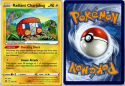 Pokemon Card - Radiant Charjabug Crown Zenith 051/159 2023 Radiant Rare NM - Image 3