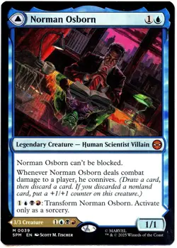 Norman Osborn/Green Goblin M 39 MTG Marvel's Spider-Man NM Regular - Image 1