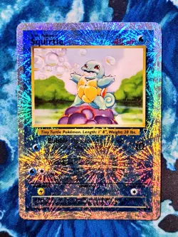 🎆 Squirtle 95/110 Reverse Legendary Collection Fireworks Holo Wotc Pokemon TCG - Image 4