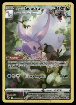 Pokemon Tcg Hisuian Goodra #GG21 Pokemon Crown Zenith NM - Image 1