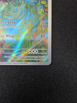 Pokemon TCG Ivysaur 167/165 SV 151 Illustration Rare Full Art Stage 1 Holo - Image 5