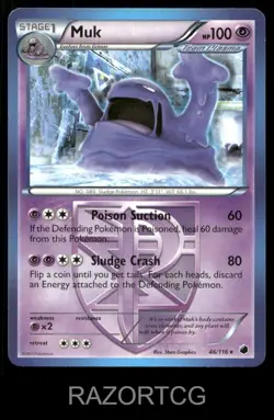 MUK 46/116 R PLASMA FREEZE POKEMON LP - Image 1