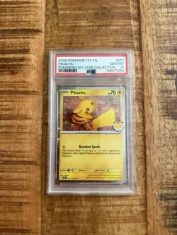 2026 Pokemon Pikachu Pokemon Day 051/162 PSA 10 - Image 1