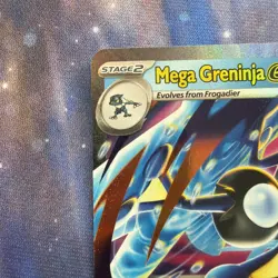 Pokemon TCG Mega Greninja ex - Holo Double Rare ME04: Chaos Rising 022/086 NM - Image 4