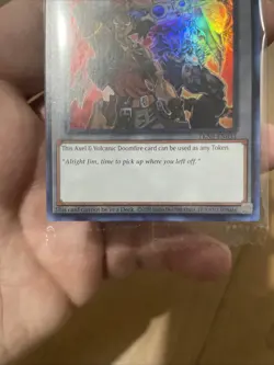 Axel & Volcanic Doomfire Yugioh SEALED TOKEN PROMO TKN5-EN033 +Bonus FREESHIP! - Image 5