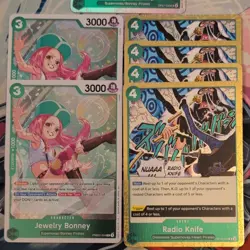 Jewelry Bonney OP07-026 SR/2 x PRB02-004 R/4 x Radio Knife OP10-041 R One Piece - Image 3