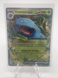 Venusaur ex SV: Scarlet & Violet 151 #003/165 Pokemon Card - Image 1