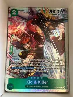 ST24-002 Kid & Killer English SR One Piece TCG Card Game - Image 1