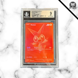 Pokemon Card Italian - Victini Red #172 - WHT Fuoco Bianco - BGS 9 MINT - Image 1
