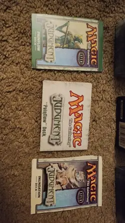 Magic the Gathering Judgment Started Decks Inudation Painflow Complete NM - Image 2