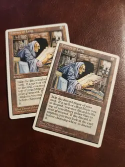 1x Library of Leng, Core Set 4th Edition, MP, MTG - Image 1